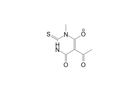 5-acetyl-3-methyl-6-oxo-2-thioxo-1,2,3,6-tetrahydropyrimidin-4-olate