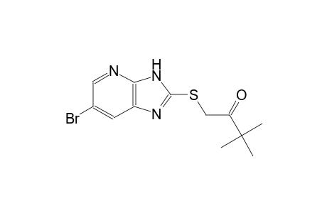 1-[(6-bromo-3H-imidazo[4,5-b]pyridin-2-yl)sulfanyl]-3,3-dimethyl-2-butanone