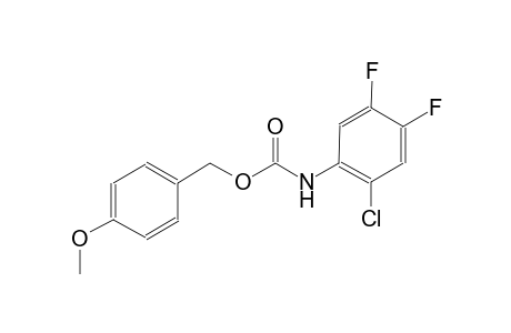 carbamic acid, (2-chloro-4,5-difluorophenyl)-, (4-methoxyphenyl)methyl ester