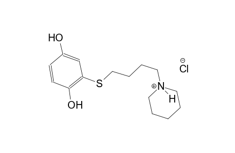 1-{4-[(2,5-dihydroxyphenyl)sulfanyl]butyl}piperidinium chloride
