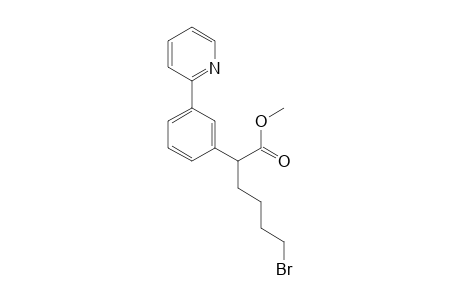 Methyl 6-bromo-2-(3-(pyridin-2-yl)phenyl)hexanoate