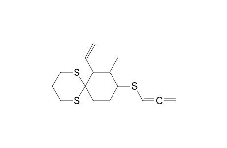 4-(Allenylthio)-3-methyl-2-vinyl-2-cyclohexene-1-one Trimethylene Dithioketal