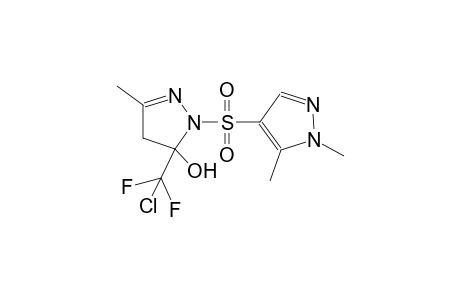 5-[chloro(difluoro)methyl]-1-[(1,5-dimethyl-1H-pyrazol-4-yl)sulfonyl]-3-methyl-4,5-dihydro-1H-pyrazol-5-ol