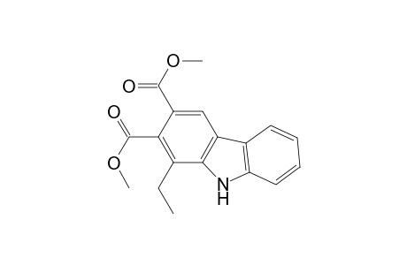 9H-Carbazole-2,3-dicarboxylic acid, 1-ethyl-, dimethyl ester