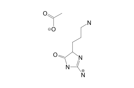 2-AMINO-5-(3-AMINOPROPYL)-1H-IMIDAZOLIN-4-ONE