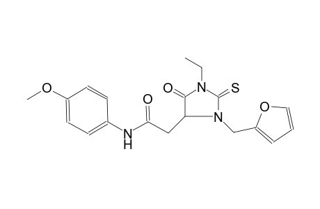 4-imidazolidineacetamide, 1-ethyl-3-(2-furanylmethyl)-N-(4-methoxyphenyl)-5-oxo-2-thioxo-