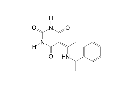 5-{1-[(1-phenylethyl)amino]ethylidene}-2,4,6(1H,3H,5H)-pyrimidinetrione