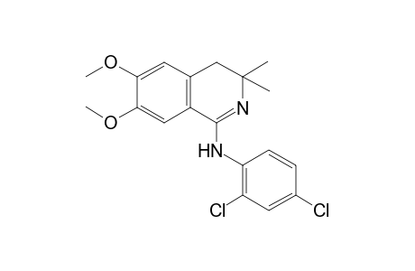 (2,4-dichlorophenyl)-(6,7-dimethoxy-3,3-dimethyl-4H-isoquinolin-1-yl)amine