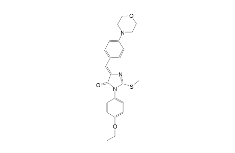 4H-imidazol-4-one, 3-(4-ethoxyphenyl)-3,5-dihydro-2-(methylthio)-5-[[4-(4-morpholinyl)phenyl]methylene]-, (5Z)-