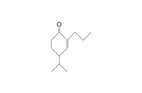 2-Cyclohexen-1-one, 4-(1-methylethyl)-2-propyl-