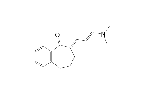6-[(E)-3-Dimethylamino-prop-2-en-(E)-ylidene]-6,7,8,9-tetrahydro-benzocyclohepten-5-one