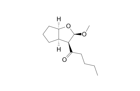 1-[(2R,3S,3aR,6aR)-2-methoxy-3,3a,4,5,6,6a-hexahydro-2H-cyclopenta[b]furan-3-yl]-1-pentanone