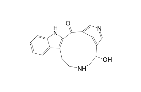 11H-6,10-Metheno[1,6]diazacyclotridecino[10,9-b]indol-11-one, 1,2,3,4,5,12-hexahydro-5-hydroxy-