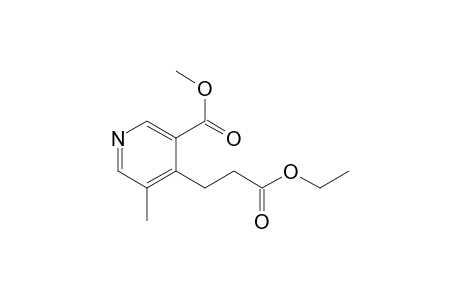 4-(3-Ethoxy-3-keto-propyl)-5-methyl-nicotinic acid methyl ester