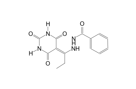 N'-[1-(2,4,6-trioxotetrahydro-5(2H)-pyrimidinylidene)propyl]benzohydrazide