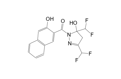 3,5-bis(difluoromethyl)-1-(3-hydroxy-2-naphthoyl)-4,5-dihydro-1H-pyrazol-5-ol