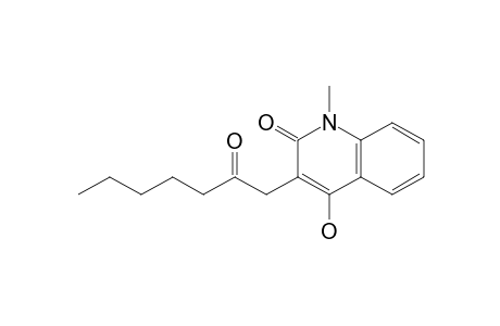 1-Methyl-3-(2-oxoheptyl)-4-hydroxy-1H-quinoline-2-one