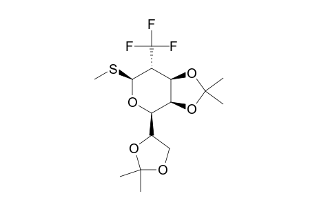 1,2-DIDEOXY-3,4:6,7-DI-O-ISOPROPYLIDENE-1-(METHYLSULFANYL)-2-C-(TRIFLUOROMETHYL)-D-GLYCERO-D-GALACTO-HEPTOPYRANOS