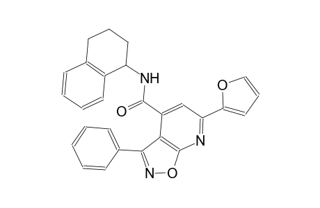 6-(2-furyl)-3-phenyl-N-(1,2,3,4-tetrahydro-1-naphthalenyl)isoxazolo[5,4-b]pyridine-4-carboxamide