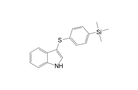 Indole-3-(4-trimethylsilylphenyl) sulfide