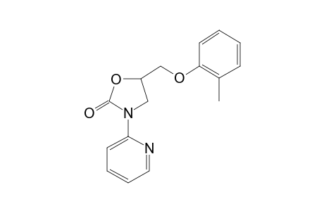 3-(2-Pyridyl)-5-(o-tolyloxymethyl)-2-oxazolidone