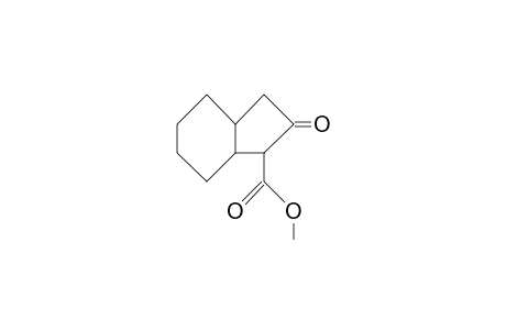 2-Oxo-2,3,3aa, 4,5,6,7,7ab-octahydro-1H-indene-1-carboxylic acid, methyl ester