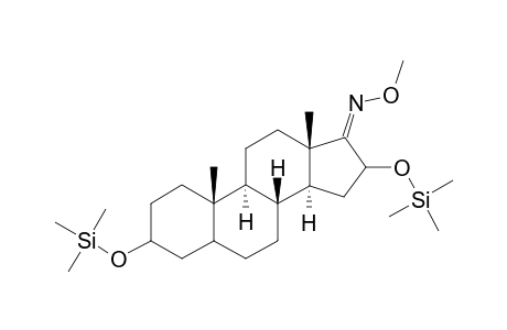 3,16-bis(trimethylsilyloxy)-5-androstane-17-methyloxime