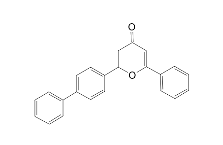 2-(1,1'-Biphenyl-4-yl)-2,3-dihydro-6-phenyl-4H-pyran-4-one