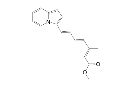 Ethyl (2E,4E,6E)-7-(indolizin-3-yl)-3-methylhepta-2,4,6-trienoate