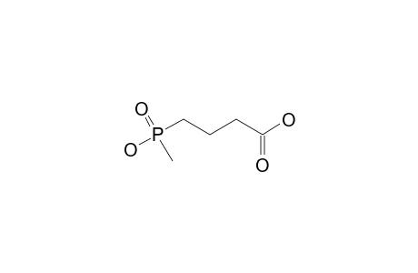 4-(hydroxy-methyl-phosphoryl)butyric acid