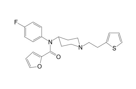 N-4-Fluorophenyl-N-(1-[2-(thiophen-2-yl)ethyl]-piperidin-4-yl)furan-2-carboxamide