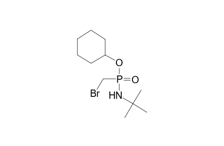 N-[bromomethyl(cyclohexoxy)phosphoryl]-2-methyl-propan-2-amine