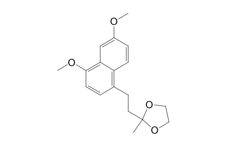 1,3-Dioxolane, 2-[2-(4,6-dimethoxy-1-naphthalenyl)ethyl]-2-methyl-