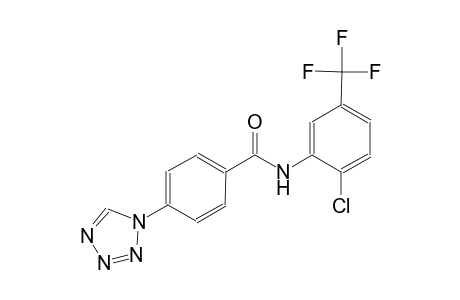 benzamide, N-[2-chloro-5-(trifluoromethyl)phenyl]-4-(1H-tetrazol-1-yl)-