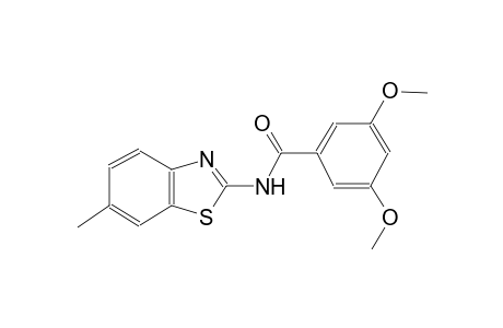 benzamide, 3,5-dimethoxy-N-(6-methyl-2-benzothiazolyl)-