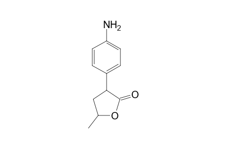 2-(p-AMINOPHENYL)-4-HYDROXYVALERIC ACID, gamma-LACTONE