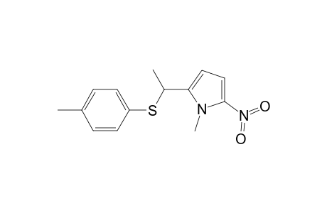 1H-Pyrrole, 1-methyl-2-[1-[(4-methylphenyl)thio]ethyl]-5-nitro-