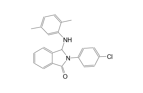 1H-isoindol-1-one, 2-(4-chlorophenyl)-3-[(2,5-dimethylphenyl)amino]-2,3-dihydro-