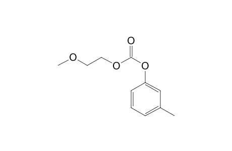 Carbonic acid, 2-methoxyethyl 3-methylphenyl ester