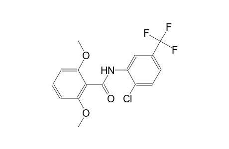 N-[2-chloro-5-(trifluoromethyl)phenyl]-2,6-dimethoxybenzamide