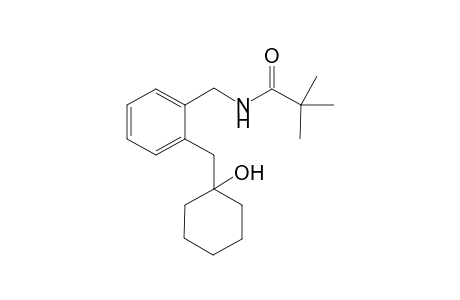 N-{2-[(1-Hydroxycyclohexyl)methyl]benzyl}pivalamide