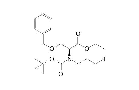 (S)-O-Benzyl-N-(3-iodopropyl)-N-(tert-butoxycarbonyl)serine ethyl ester