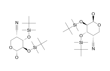 2,3-DI-O-(TERT.-BUTYLDIMETHYLSILYL)-4-CYANO-4-DEOXY-D-ARABINOSIDE