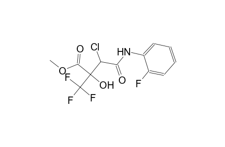 methyl 3-chloro-4-(2-fluoroanilino)-2-hydroxy-4-oxo-2-(trifluoromethyl)butanoate