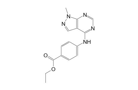 ethyl 4-[(1-methyl-1H-pyrazolo[3,4-d]pyrimidin-4-yl)amino]benzoate