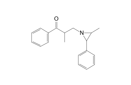 .alpha.-Methyl-.beta.-N-[2-phenyl-3-methylaziridyl]propiophenone