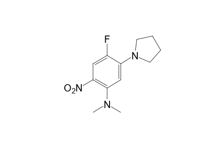 1-[5-(dimethylamino)-2-fluoro-4-nitrophenyl]pyrrolidine