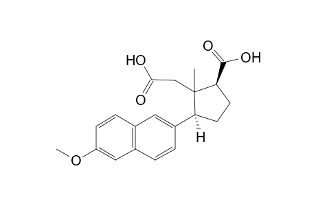 rac-3-methoxy-9(11)-seco-14-isoestra-1,3,5(10),6,8-pentaen-11,17.beta.-dioic acid