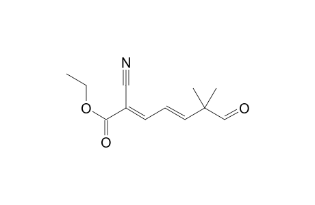(3E,5E)-6-Cyano-6-ethoxycarbonyl-2,2-dimethylhexa-3,5-dienal