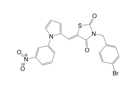 2,4-thiazolidinedione, 3-[(4-bromophenyl)methyl]-5-[[1-(3-nitrophenyl)-1H-pyrrol-2-yl]methylene]-, (5Z)-